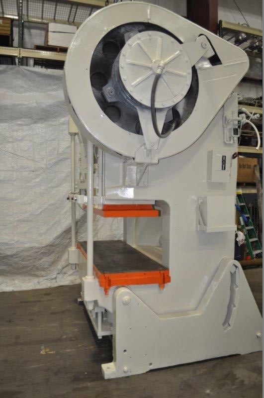 100 Ton, Bliss, double crank gap press, 6" stroke, 17" Shut Height, 40 SPM,air clutch & brake - Image 5