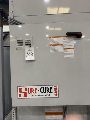 Standard Tools & Equipment #Sure-Cure-AMU, Paint Booth & Batch Curing Oven, 160°F max. bake temperature, 14' - Image 8