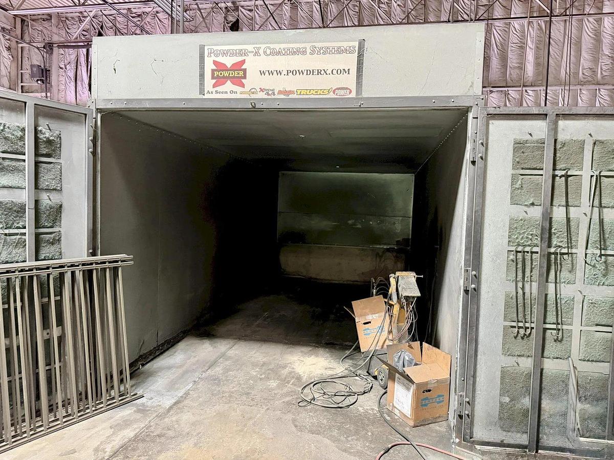 Powder-X, Powder Coating Room, 118" x 243" paint booth - Image 2