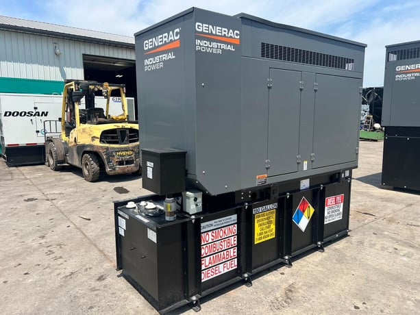 30 KW Generac #SD30, Diesel Generator Set, 120/208 Volts, 1800 RPM, 125 amp circuit breaker, 3PH, 2021 - Image 2