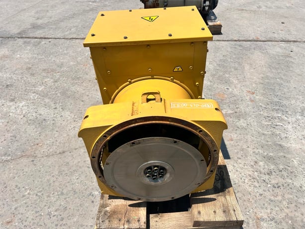 60 KW, Olympian, AC Synchronous Generator End, 120/240 Volts, 1PH, 750 hours, 2005 - Image 3