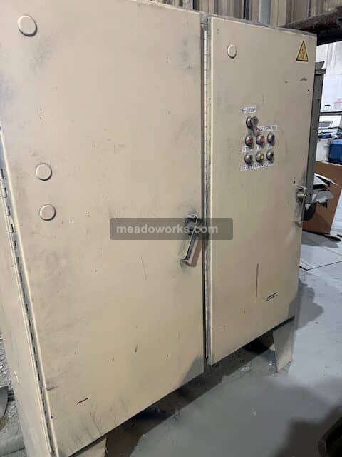 Cumberland #X1400, Granulator, 10 fly knives, 5 rows, 150 HP, 3/8" & 1/4" screens, infeed conveyor, blower & - Image 5