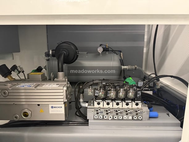 Formtech #TF686, Thermoforming Machine, (9) rolls of MedPet 90 medical grade PET material, Formtech roller - Image 2