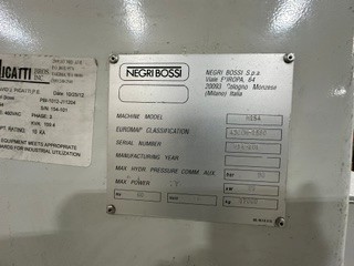 154 Ton, Negri Bossi Vesta #M154-4300H-1580, all electric injection molding machine, 2012 - Image 8