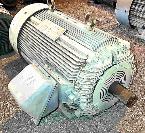100 HP 1142 RPM Siemens, Frame 26EG5010Z, TEFC, 460 Volts - Image 1