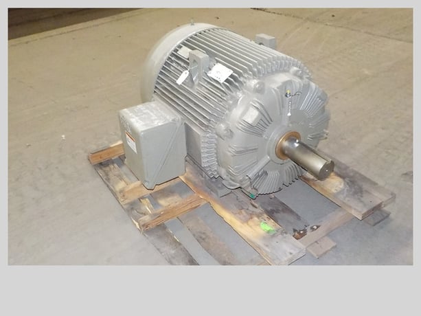 100 HP 1195 RPM General Electric #5KS444XAAQ308C, Frame 444T, TEFC, 460 Volts - Image 1