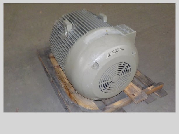 100 HP 1195 RPM General Electric #5KS444XAAQ308C, Frame 444T, TEFC, 460 Volts - Image 2