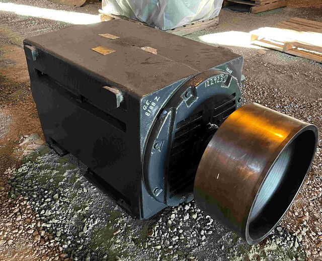 115 HP 565 RPM General Electric #5KR818847A9, Frame 8188Z, DP, 440 Volts - Image 1