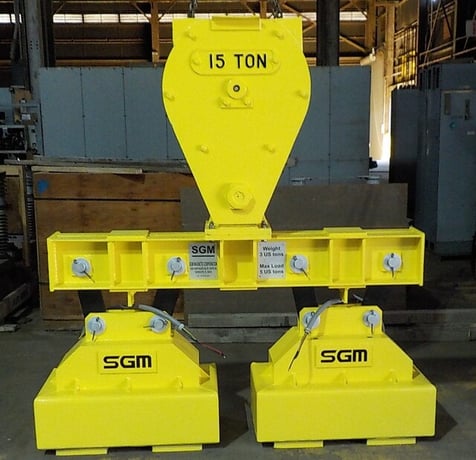 19.5' x 37" SGM, Rectangular Lifting Magnet (9 available) - Image 2