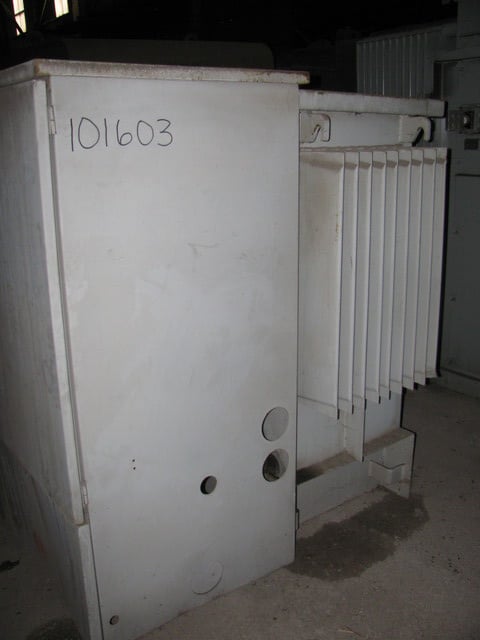 500 KVA 2400 Primary, 120/208Y Secondary, General Electric, Pad Mount Transformer, 3 Phase - Image 1