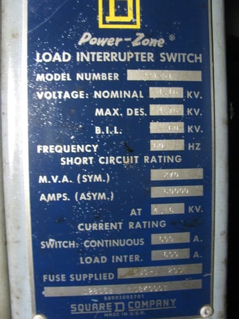 1000 KVA 4160 Primary, 480Y/277 Secondary, Square D, Indoor Unit Substation, 3 Phase - Image 5