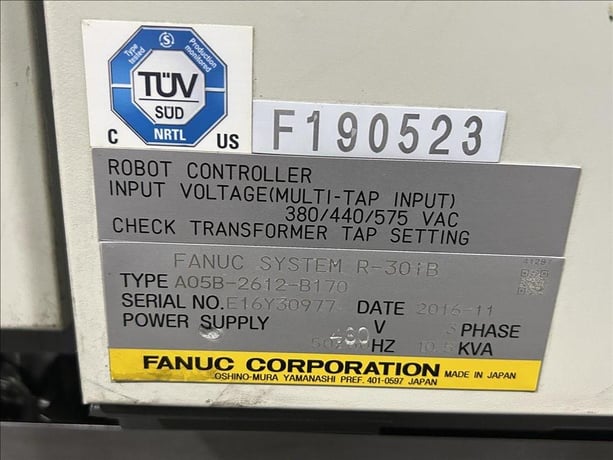 Fanuc, R-2000iB/220U, 6-Axis Articulated Robot, 220 Kg Payload, 2470 mm Reach, R-30iB Controller, 2022 - Image 3