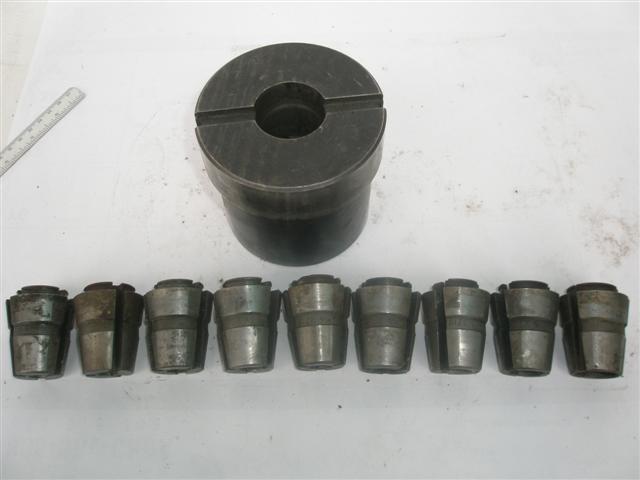 Balas Collet Adapter with C8 Collet Set, 2 1/2"-8 Spindle Mount, 1/2" - 63/64" Capacity - Image 3