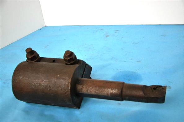 Boring Bar with Holder, 21" overall, 16" Exposed x 2" Diameter, Carbide Insert - Image 3