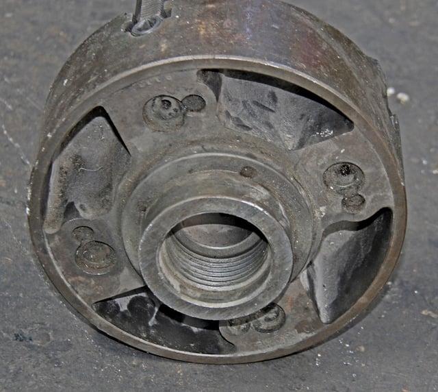 Union #518, 10" Independent 4-Jaw Lathe Chuck, 2 7/8" x 5 TPI Spindle - Image 6