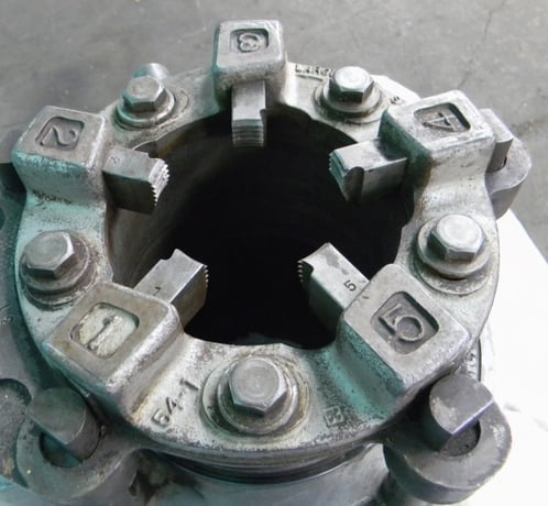 Oster #54, Portable Geared Head Die Stock, 2.5" - 4" Pipe/Conduit Capacity - Image 3