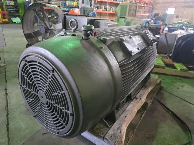 400 HP 3600 RPM ABB, Frame 509S, TEFC BB, 460 Volts, New Surplus - Image 2
