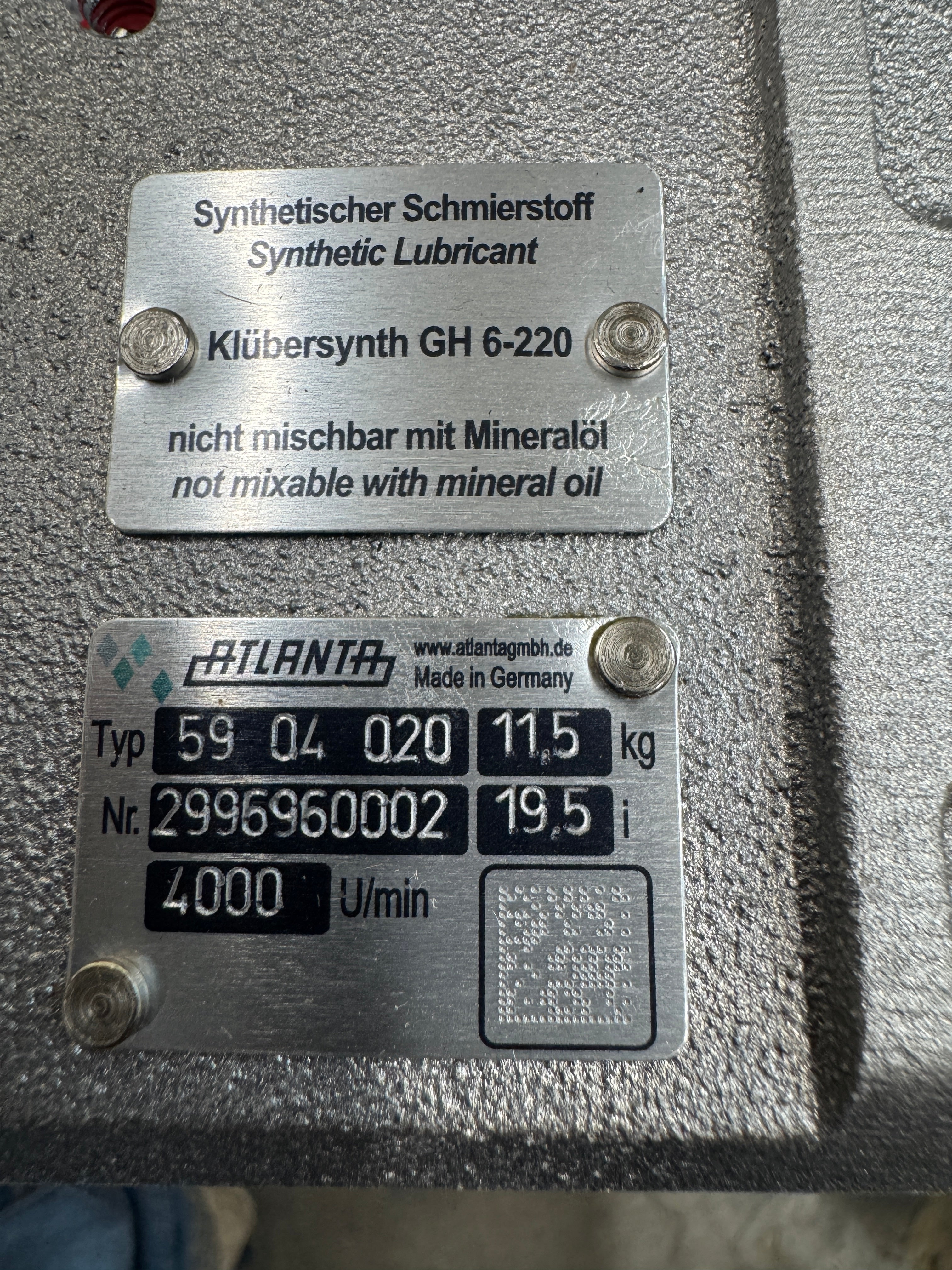 Atlanta Antriebssysteme #59-04-020, E-Series Servo Worm Gearbox, 19.5:1 Ratio, 4000 RPM Max Input - Image 3