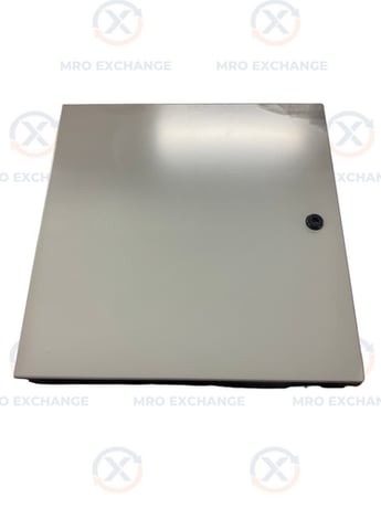 20" H x 20" W x 8" D Hammond #EN4SD20208GY, Eclipse Single Door Wall Mount Enclosure, Type 4/12, IP66, Gray - Image 1
