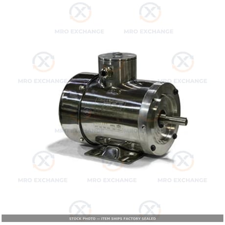 10 HP 3600 RPM TECO Westinghouse #WPV0102C, Frame 215TC, TEFC, Stainless Steel Severe Duty, 230/460 Volts - Image 1