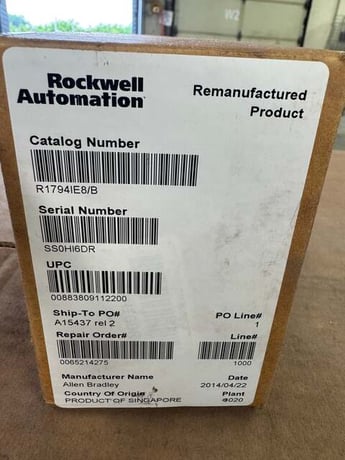 Allen-Bradley #1794-IE8, FLEX I/O 8 Channel Analog Input Module, Series B, 24 VDC, Class I Div. 2 - Image 3