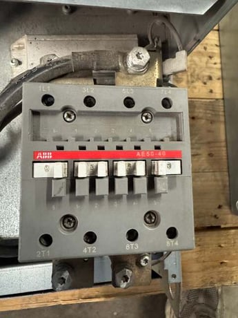 90 kW ABB #ACS800-U11-0120-5, acs800 regenerative line supply uni, w/ AE50-40 4 Pole Contactor - Image 4