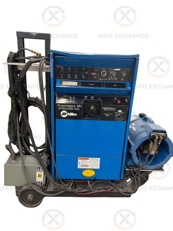 Miller #Syncrowave-351, AC/DC TIG Welder, 350 Amps at 40% Duty Cycle, 200/230/460 V., 1 Ph., w/ Coolmate 4 (2 - Image 1