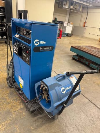 Miller #Syncrowave-351, AC/DC TIG Welder, 350 Amps at 40% Duty Cycle, 200/230/460 V., 1 Ph., w/ Coolmate 4 (2 - Image 4