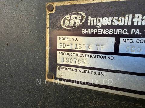 Ingersoll-Rand SD116DX, Asphalt Paver, 5813 hours, S/N: 190785, 2006 - Image 4