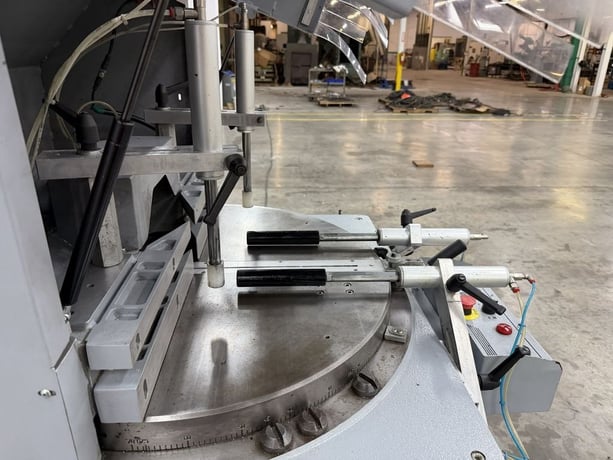 20" Pertici #Univer-50, pneumatic aluminum upcut miter saw, 5.5 HP, 2800 RPM, 2015 - Image 7