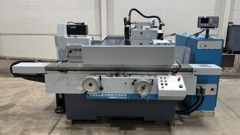 16" x 40" Kellenberger #1000U, 3-wheel design with ID spindle, micro correction, 2-Axis digital read out, 2002 - Image 2