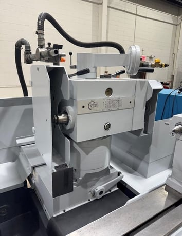 16" x 40" Kellenberger #1000U, 3-wheel design with ID spindle, micro correction, 2-Axis digital read out, 2002 - Image 9