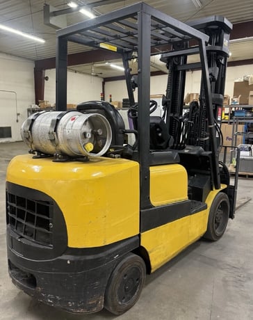 6000 lb. Caterpillar #GC30K, propane forklift, cushion tires, 3 stage, 130" lift height, 2000 - Image 4