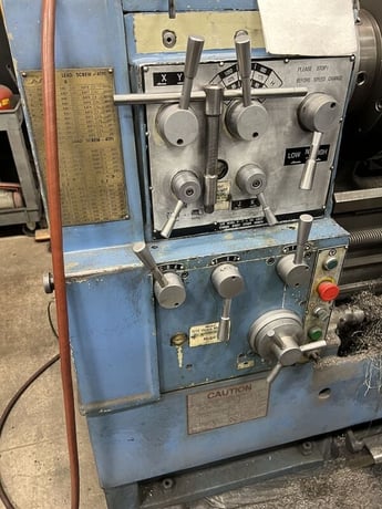 20"/28" x 40" Victor #S2040B, precision high speed gap type engine lathe, 16" face plate, hardened & ground - Image 2