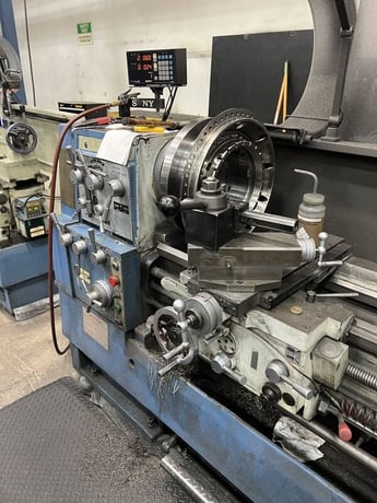 20"/28" x 40" Victor #S2040B, precision high speed gap type engine lathe, 16" face plate, hardened & ground - Image 3