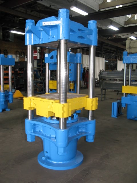 300 Ton, Up-acting, 4-post, 23" LR x 33", 16" dia ram, 16" stroke, 31" daylight, 42" work hght, #2504/2506 - Image 2