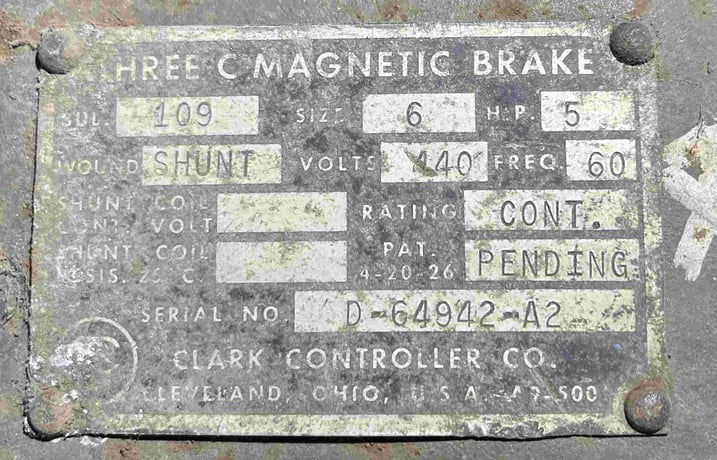 6" Clark #109, AC brake - Image 2