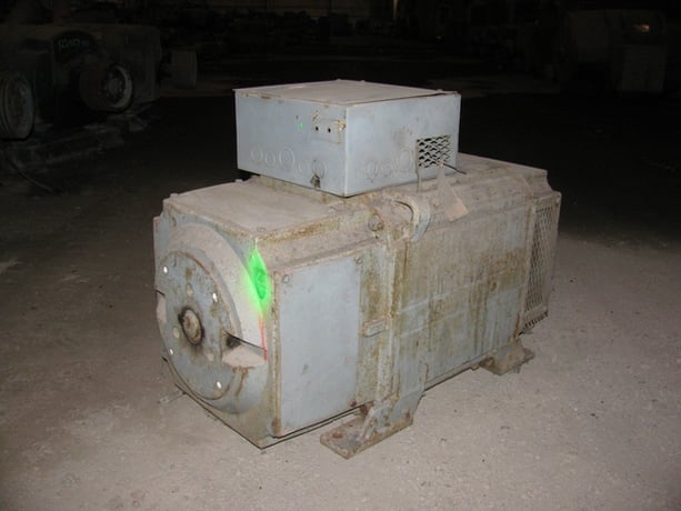 20 KW, 1800 RPM, Reliance, Frame 3610ATZ, Drip-Proof, leads out the top, 80 amp, 250 VDC (2 available) - Image 1