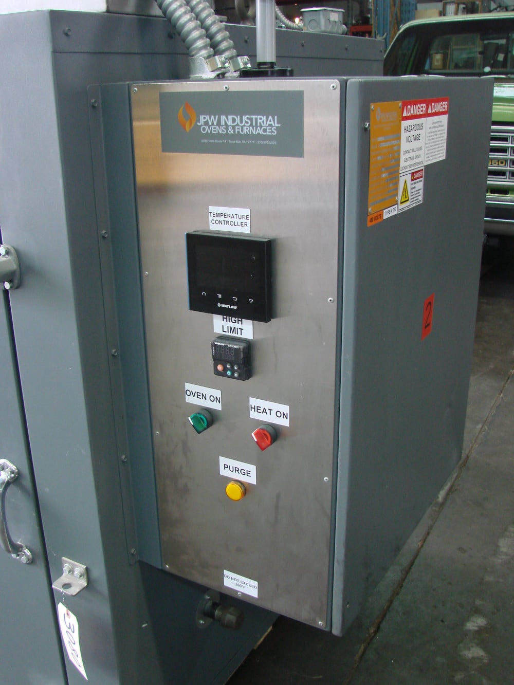 36" width x 36" H x 36" L JPW Design #ST333A1DTULP480V9KWSR, cabinet oven, Horiz-Air, Prog. Control, Class A - Image 4