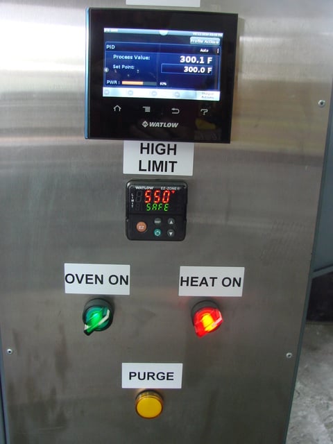 36" width x 36" H x 36" L JPW Design #ST333A1DTULP480V9KWSR, cabinet oven, Horiz-Air, Prog. Control, Class A - Image 9
