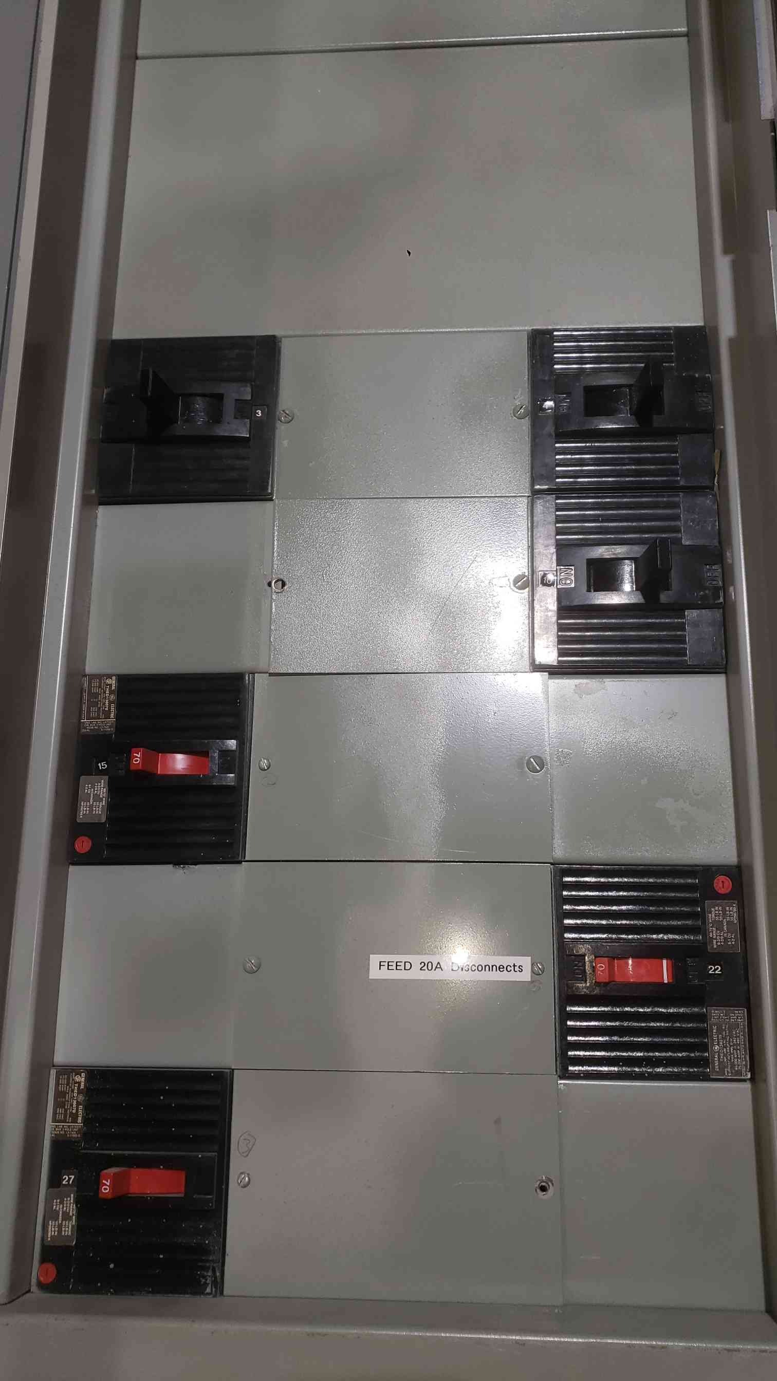 800 Amp. General Electric Panelboard, 277/480V, 3PH, 4W - Image 6