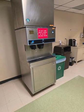 Hoshizaki #KML-600MWH, Crescent Cube Ice Maker & DM-180A Ice Dispenser Combo, 600 lb/24h - Image 6