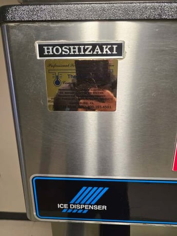 Hoshizaki #KML-600MWH, Crescent Cube Ice Maker & DM-180A Ice Dispenser Combo, 600 lb/24h - Image 7