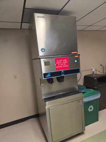 Hoshizaki #KML-600MWH, Crescent Cube Ice Maker & DM-180A Ice Dispenser Combo, 600 lb/24h - Image 10