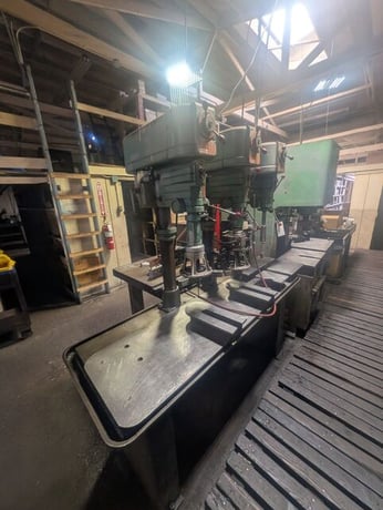 20" Powermatic #1200, Single-Spindle Drill Press, 1 HP, 2000 RPM, (2) Commander multi-drill tapper heads - Image 2