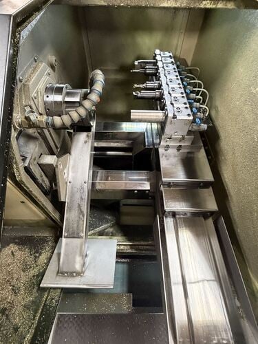 DMG Mori Seiki #G-07, Gang Slide CNC Lathe, 18.9" X, 11.2" Z, 3.9" max. workpiece diameter & length, 8000 - Image 3