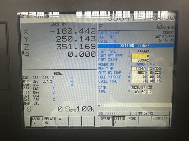 Fanuc #Robodrill-Alpha-D21MIB5-ADV, CNC Vertical Machining Center, 19.7" X, 15.7" Y, 15.7" Z, 24,000 RPM, 21 - Image 3