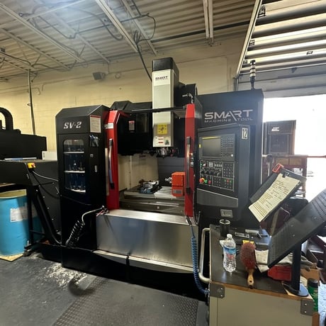 Smart Machine Tool #SV-2, 4-Axis CNC Vertical Machining Center, 31.4" X, 19.6" Y, 19.6" Z, 39.2" x 19.6" - Image 1