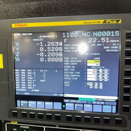 Smart Machine Tool #SV-2, 4-Axis CNC Vertical Machining Center, 31.4" X, 19.6" Y, 19.6" Z, 39.2" x 19.6" - Image 10
