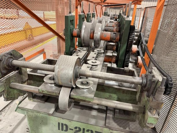 12 Stand, Bradbury, C & Z Purlin Rollforming Line, 3.5" arbor diameter, 26" roll space, 30" horizontal - Image 4